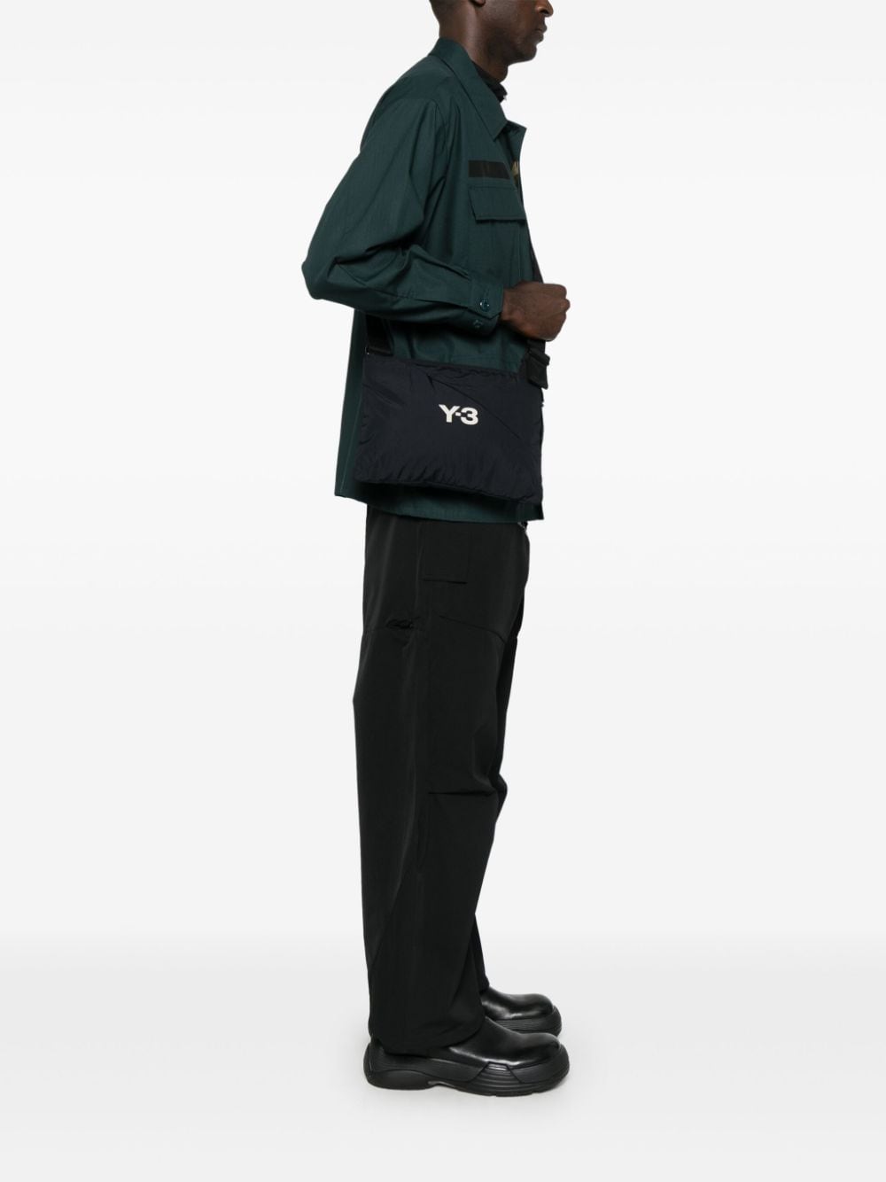 Y-3 Black Recycled Polyester Padded Backpack image 4