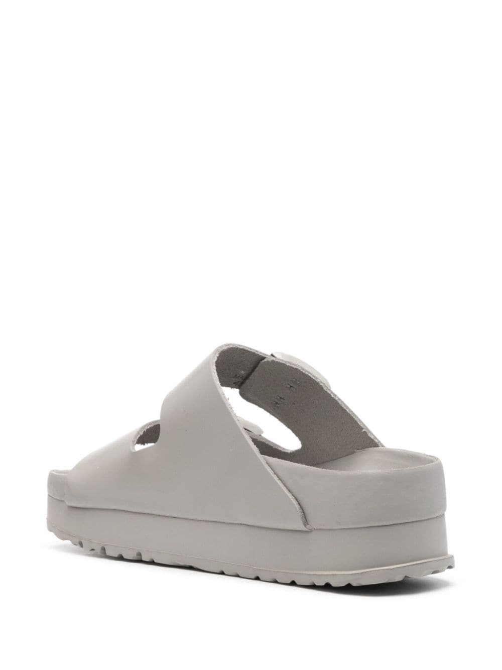 Birkenstock Arizona Grey Leather Sandals image 3