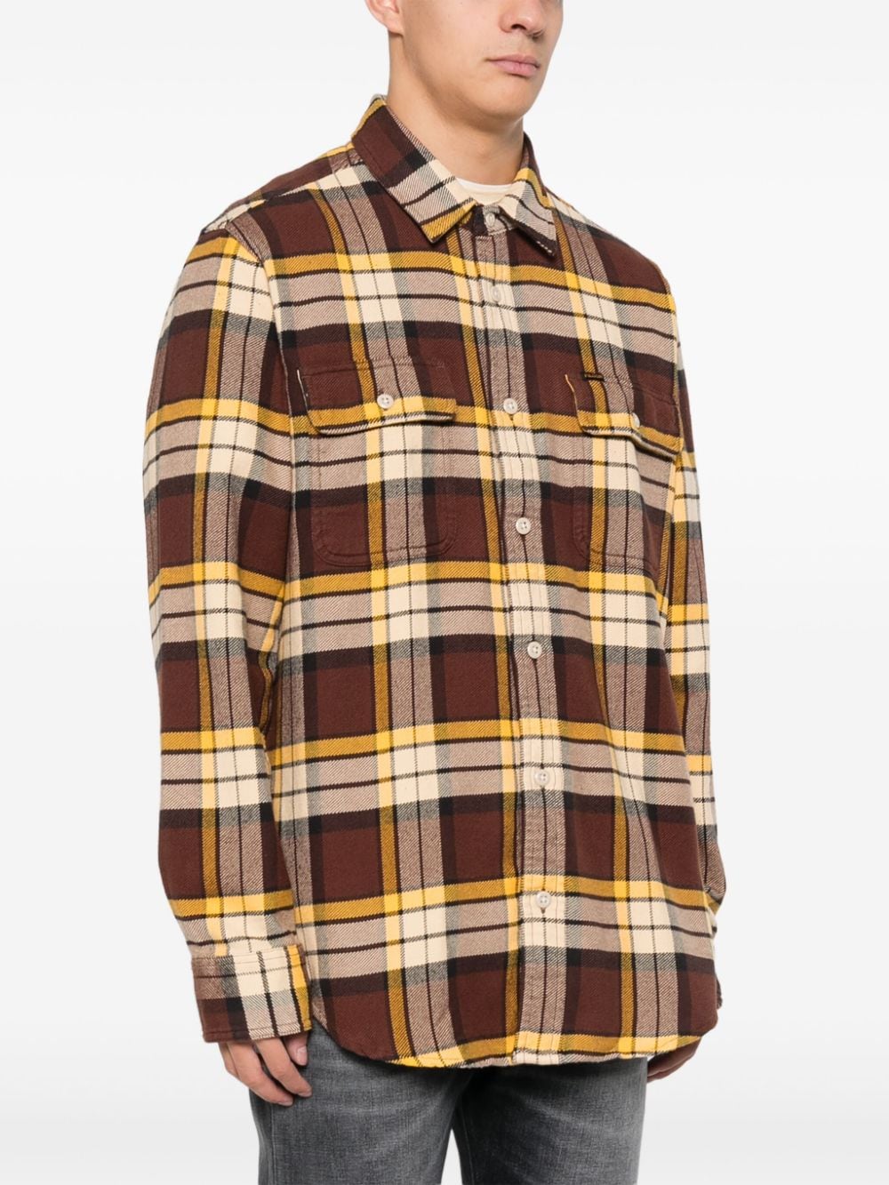 Filson Men's Classic Plaid Flannel Shirt - Brown image 1