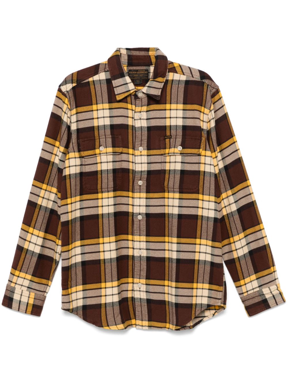 Filson Men's Classic Plaid Flannel Shirt - Brown image 0