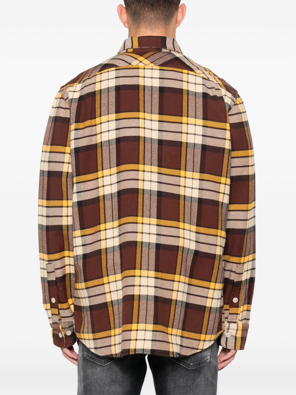 Filson Men's Classic Plaid Flannel Shirt - Brown image 4