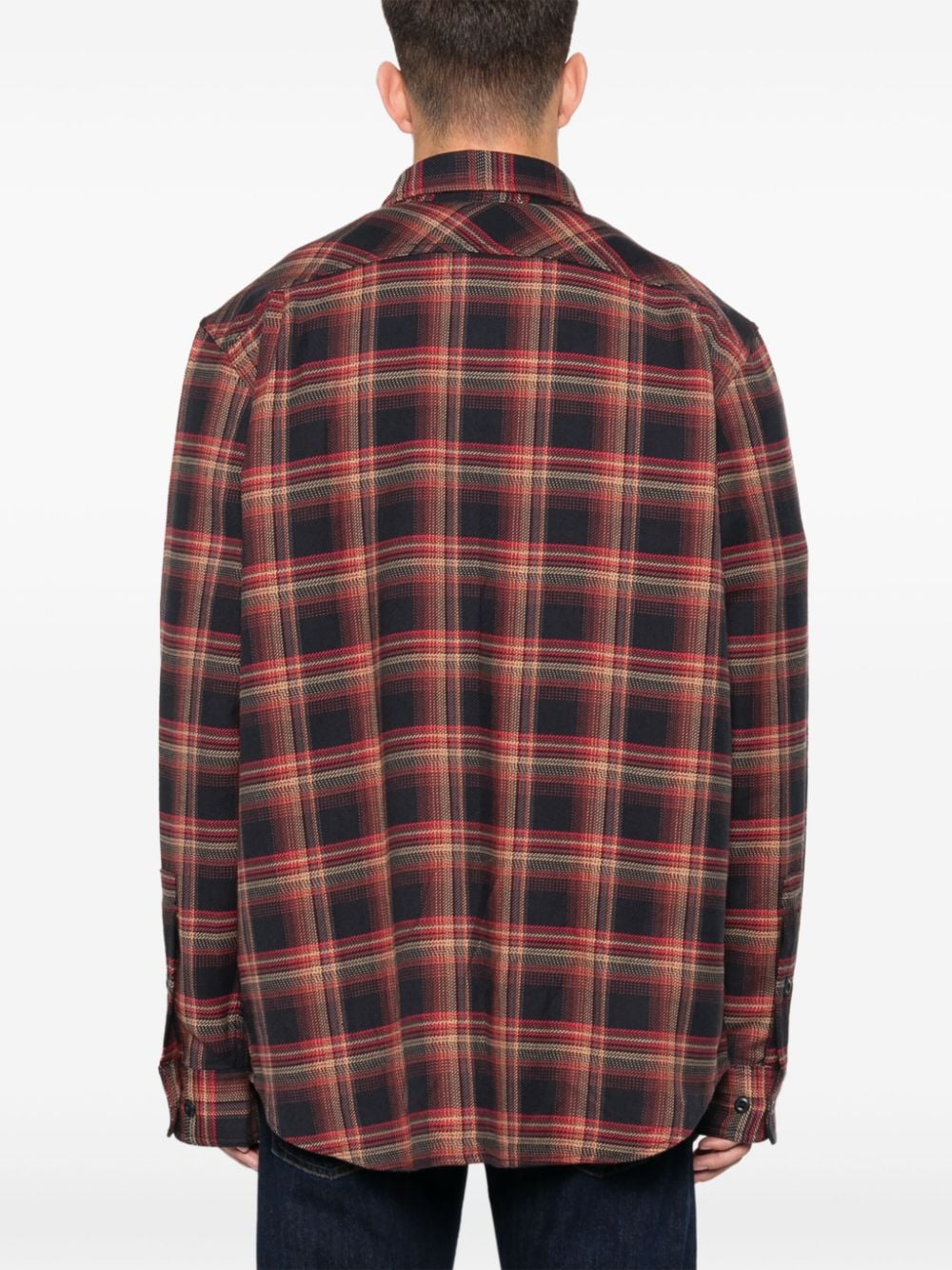 Filson Red Cotton Flannel Shirt image 3