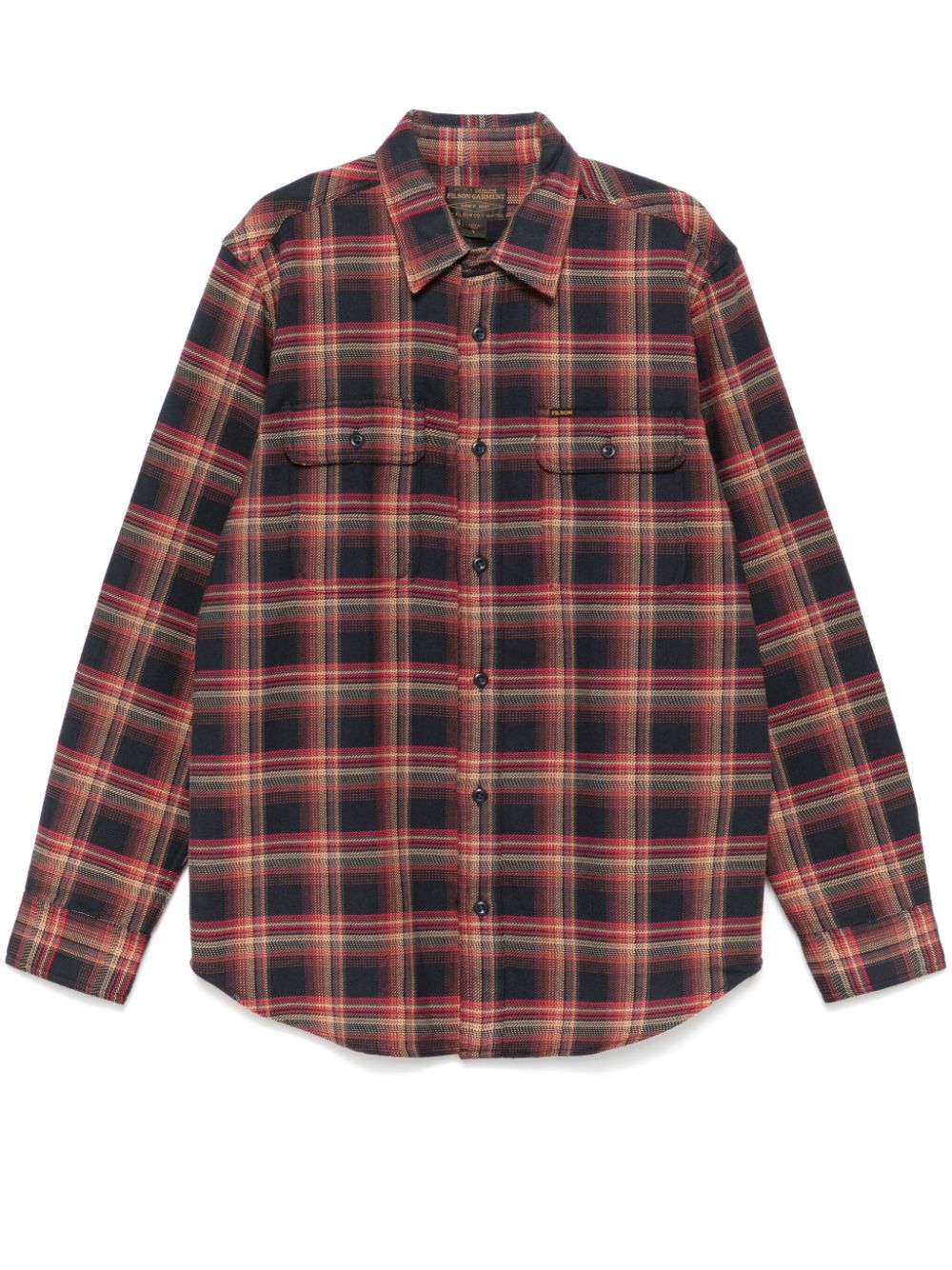 Filson Red Cotton Flannel Shirt image 0