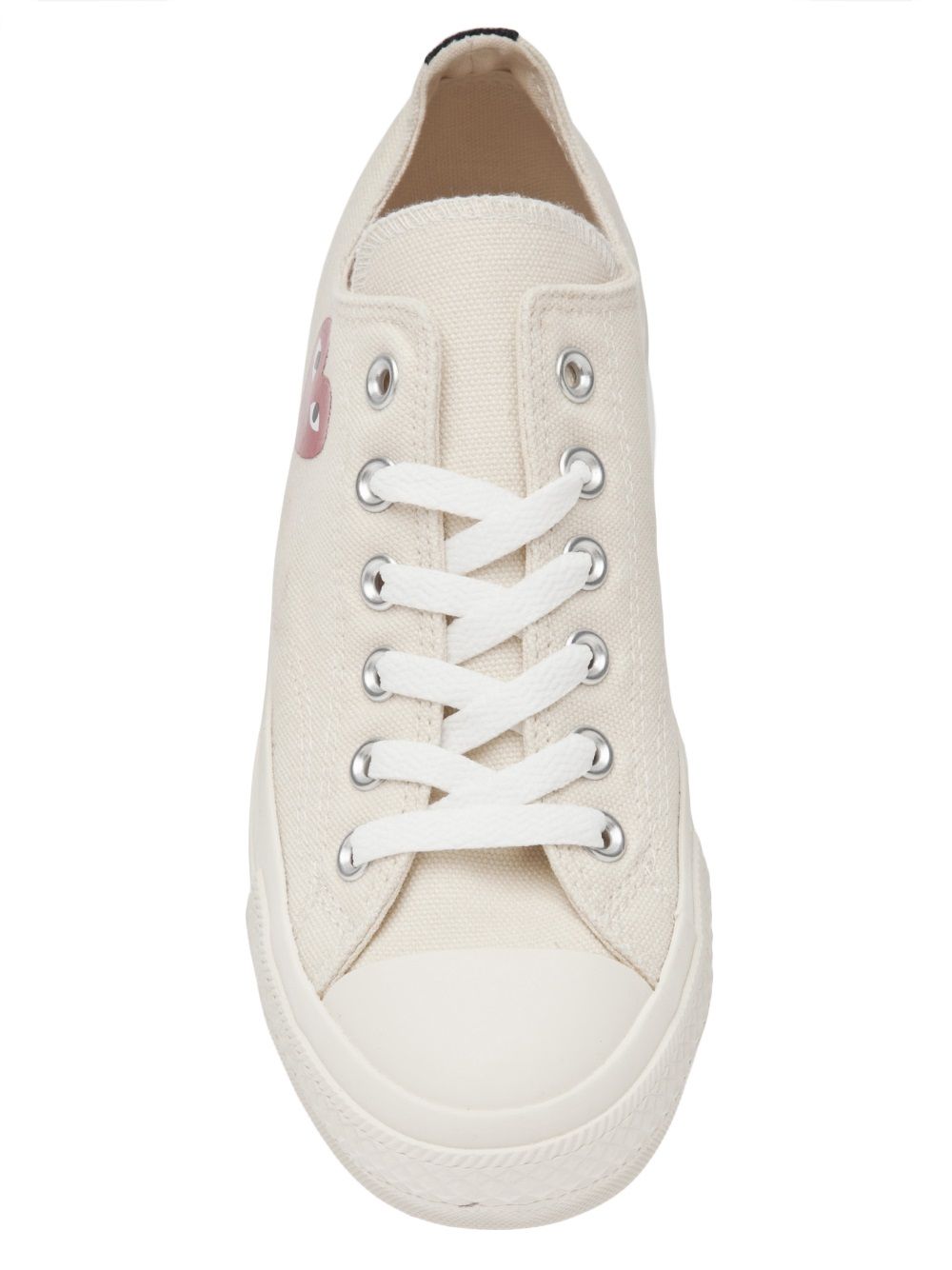 Comme des Garçons Play x Converse Low Top Sneakers - Beige image 2