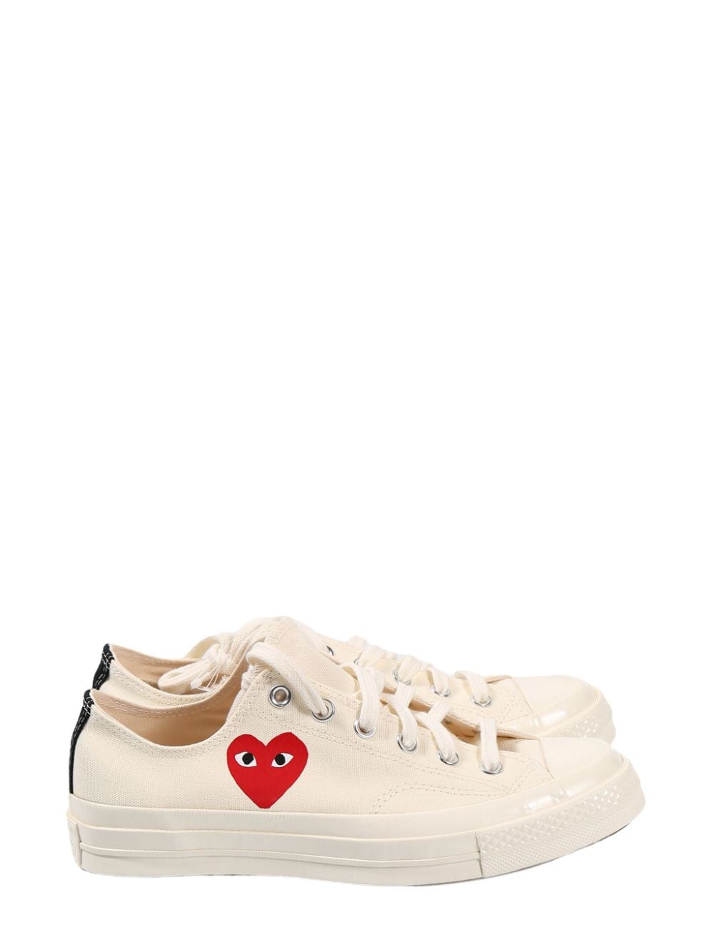 Comme des Garçons Play Converse Chuck Taylor Low Top Sneakers in Beige image 0