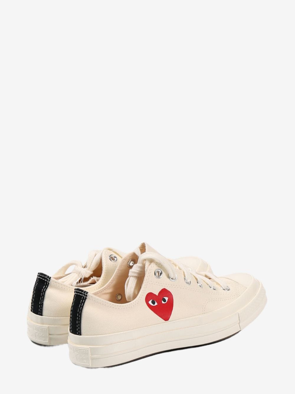 Comme des Garçons Play Converse Chuck Taylor Low Top Sneakers in Beige image 1