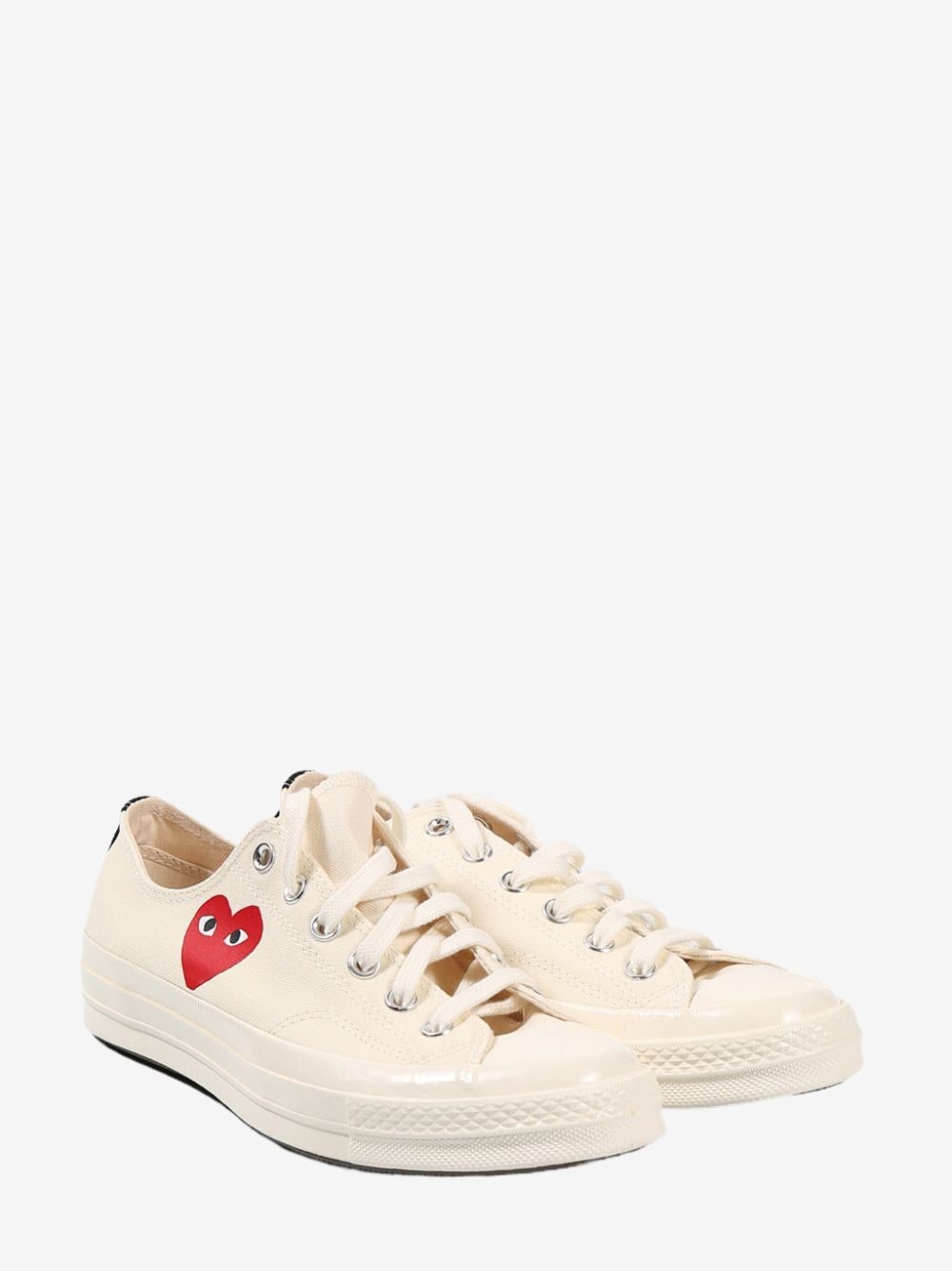 Comme des Garçons Play Converse Chuck Taylor Low Top Sneakers in Beige image 2