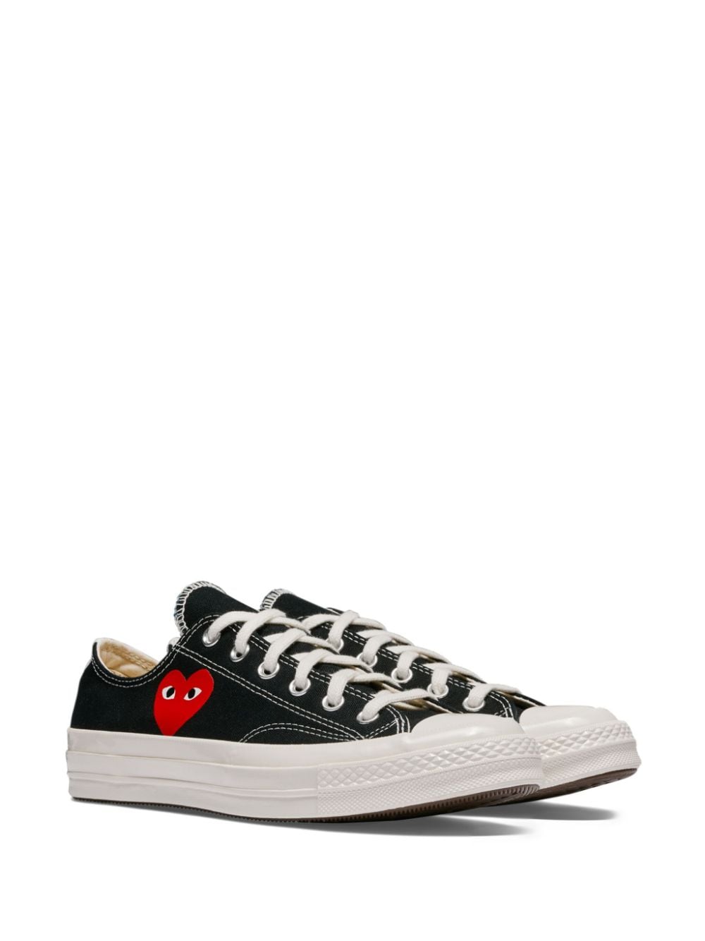 Comme des Garçons Play Converse Chuck Taylor All Star Low Top Sneakers - Black image 1