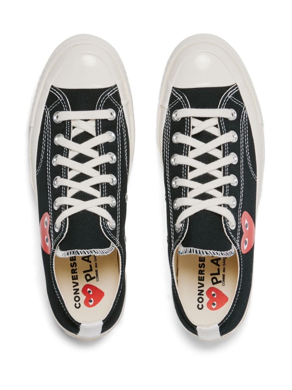 Comme des Garçons Play Converse Chuck Taylor All Star Low Top Sneakers - Black image 2