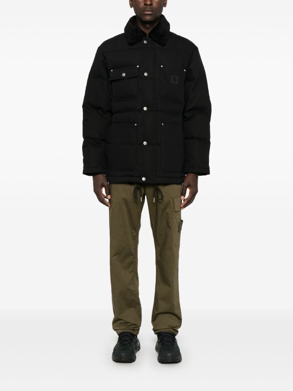 Carhartt WIP Main Quilted Jacket - Black image 4