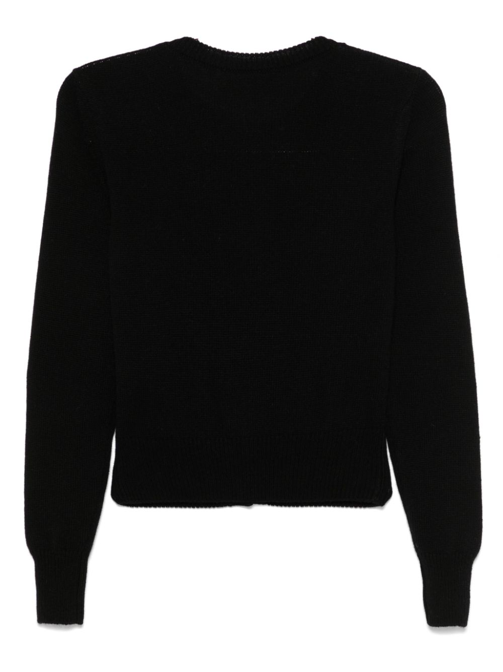 WILD CASHMERE Black Crew Neck Sweater image 1