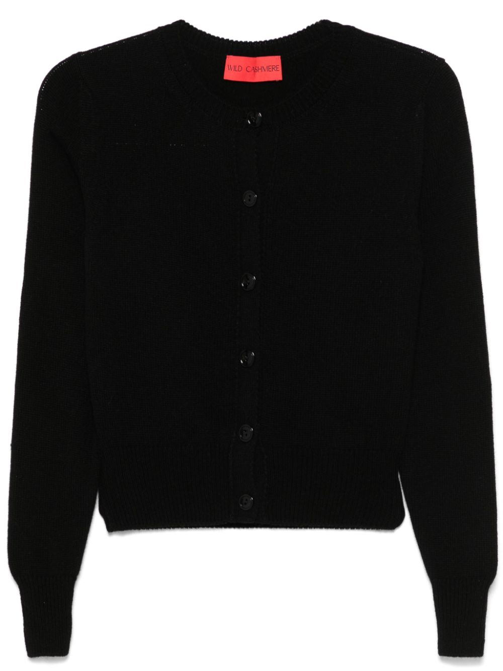 WILD CASHMERE Black Crew Neck Sweater image 0