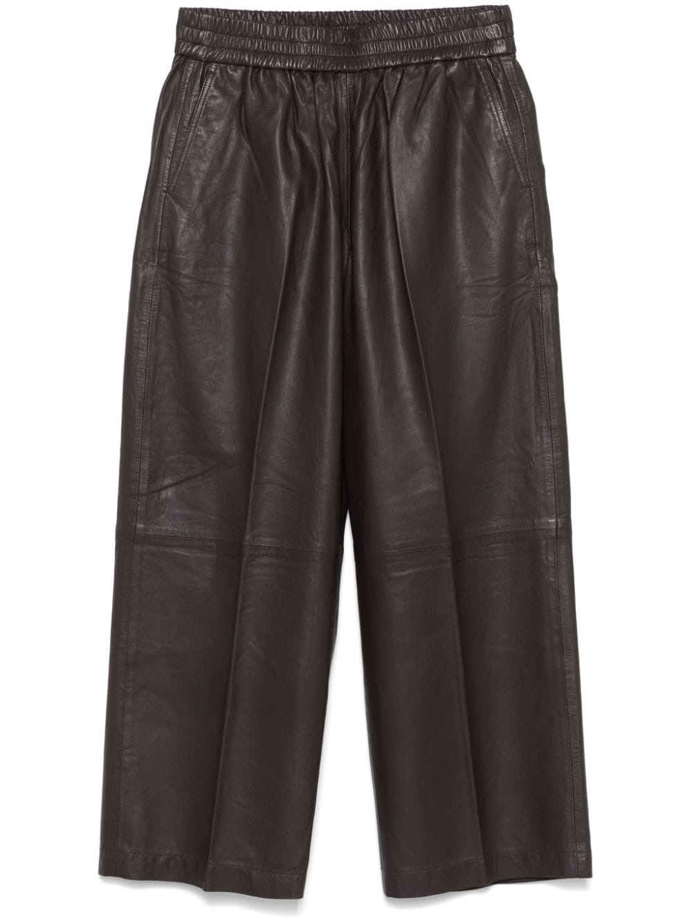 HERSKIND Bordeaux Lambskin Trousers image 0