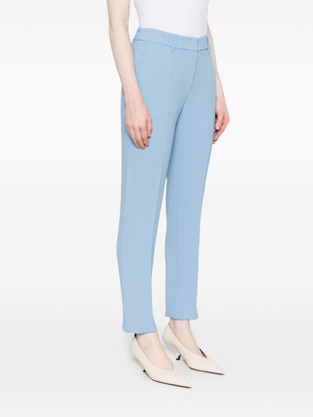 Emporio Armani Slim Fit Clear Blue Trousers image 4