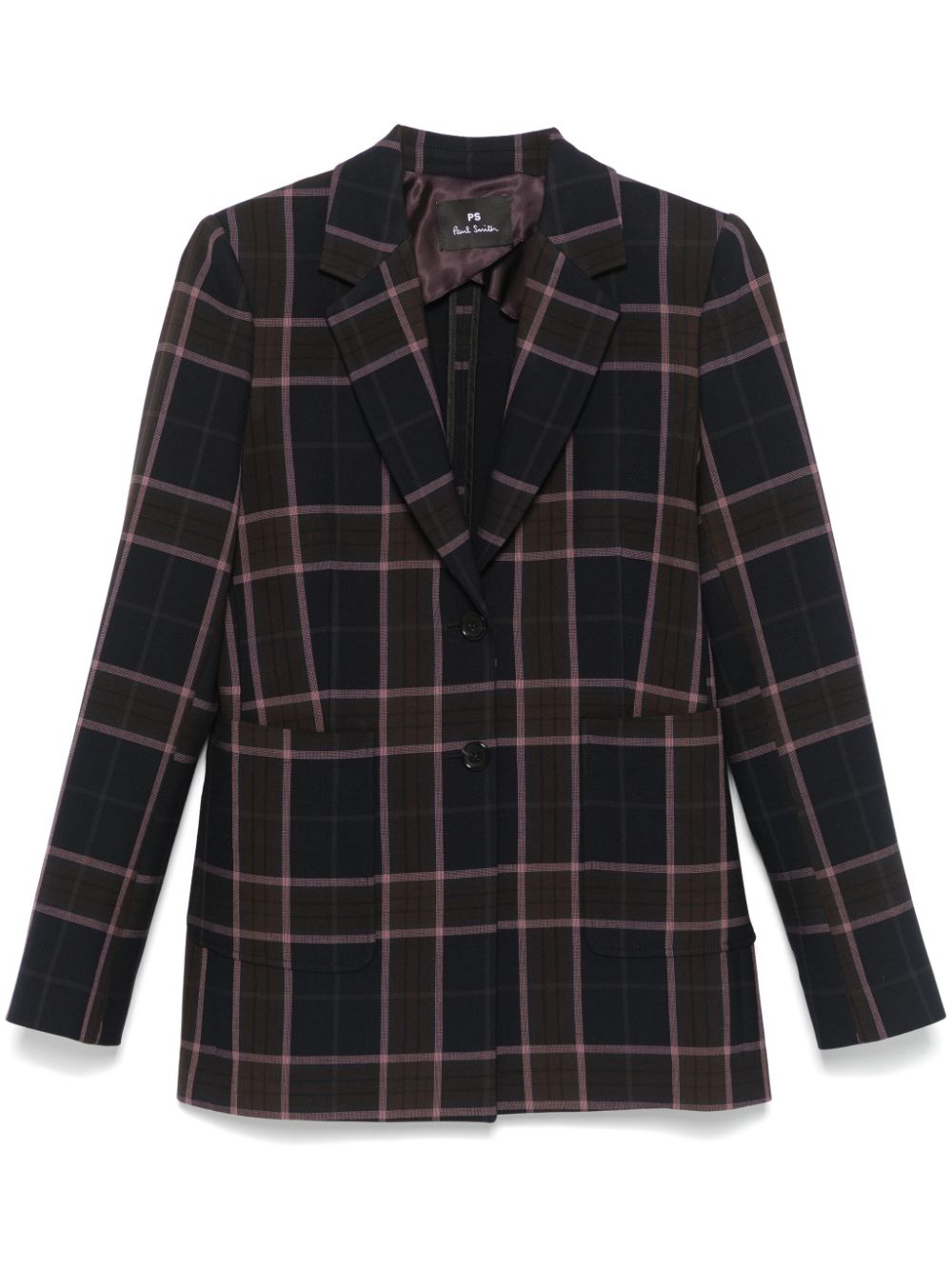 Paul Smith Black Tartan Check Blazer image 0