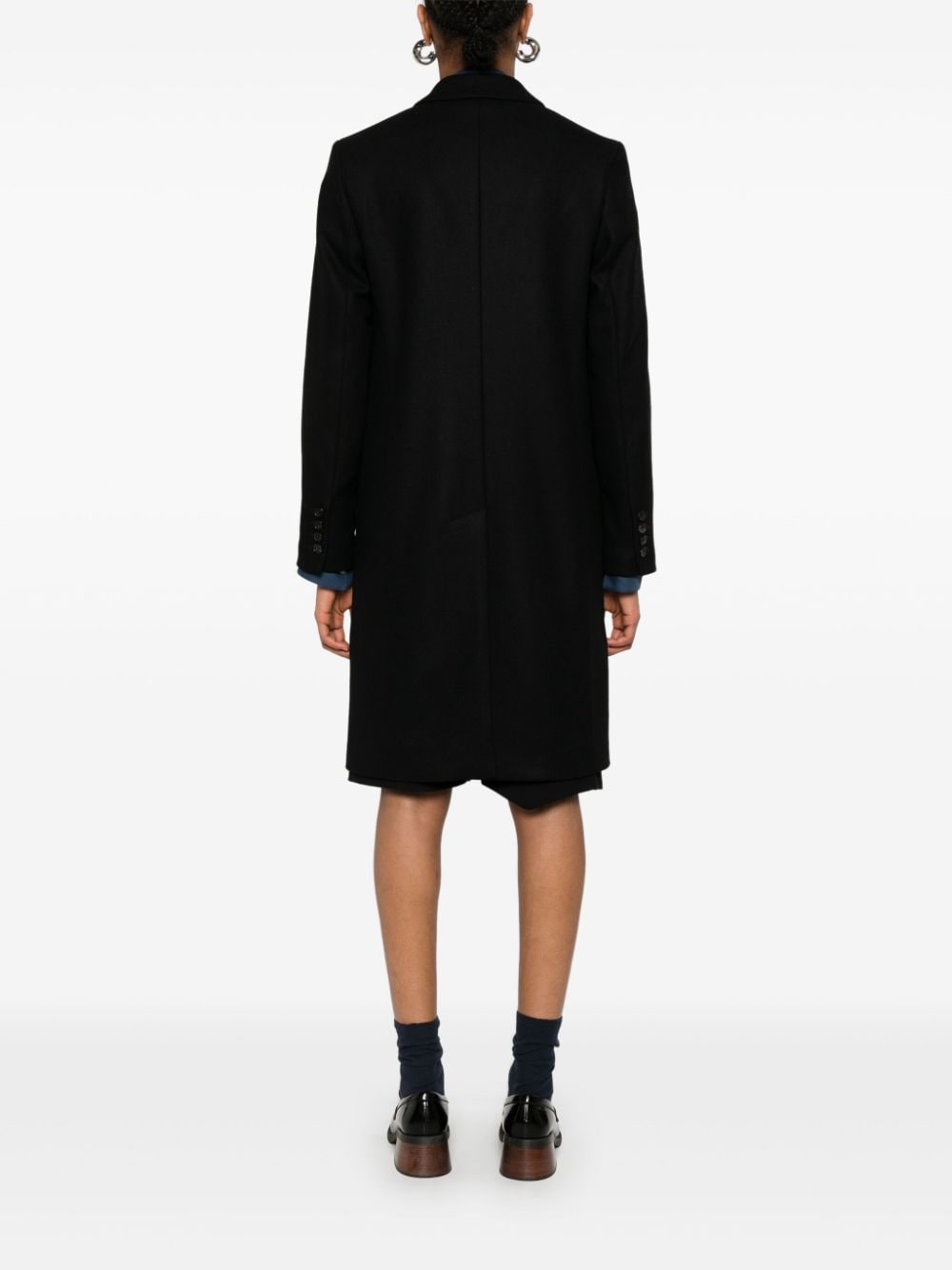 Paul Smith Black Wool Blend Coat image 2