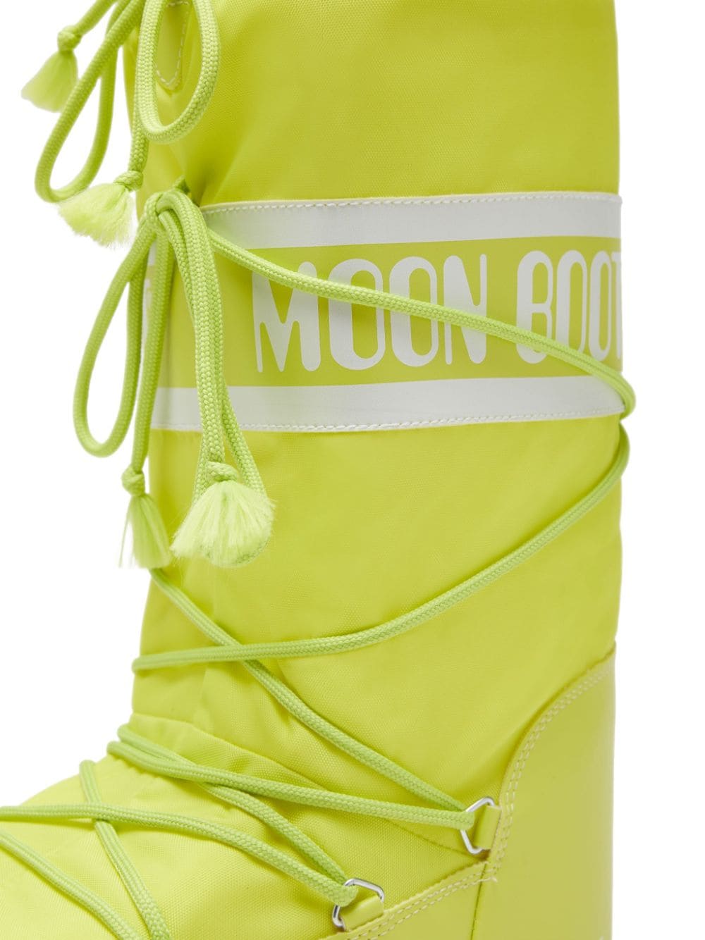 SLEEKEO Moon Boot Green - Lime Green Logo Print image 2