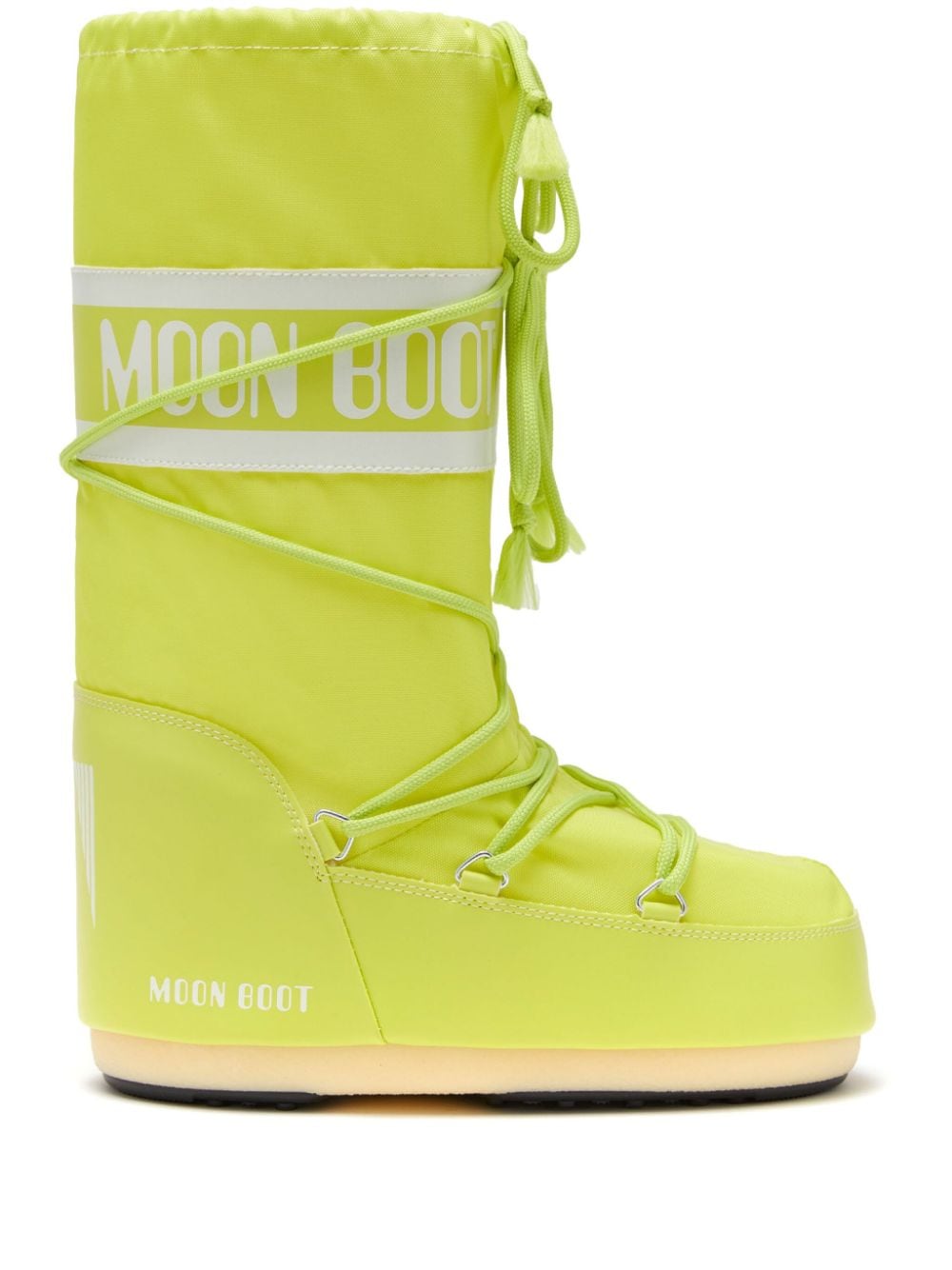 SLEEKEO Moon Boot Green - Lime Green Logo Print image 0