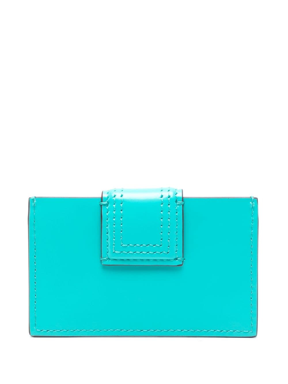 JACQUEMUS Le Porte-Carte Bambino Clear Blue Wallet image 2