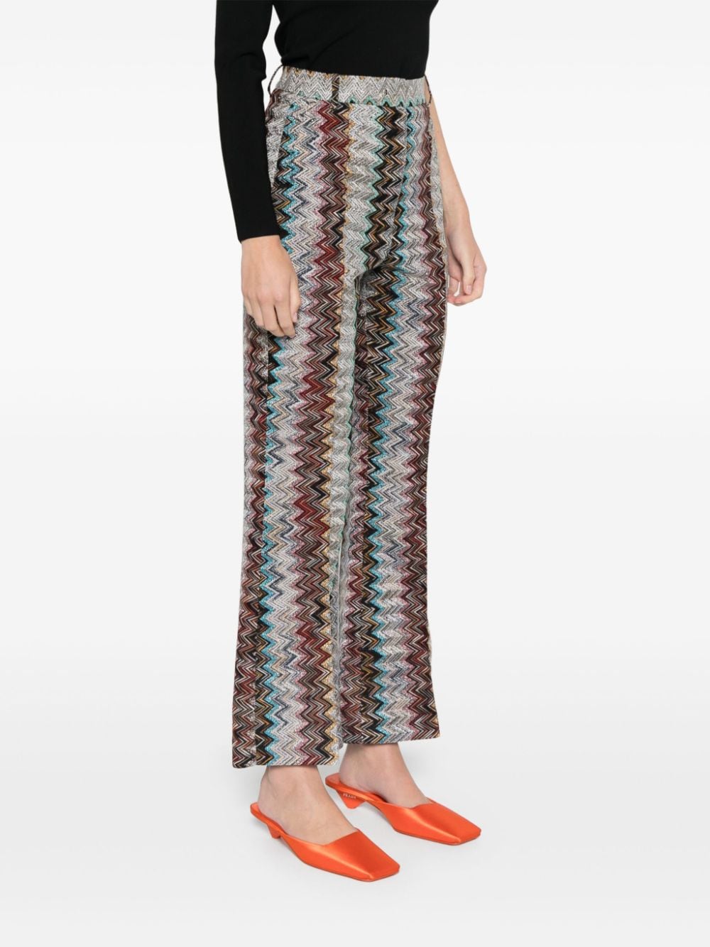 Missoni Multicolor Zigzag Woven Trousers image 1