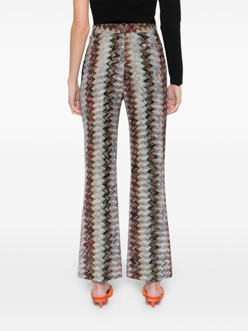 Missoni Multicolor Zigzag Woven Trousers image 2