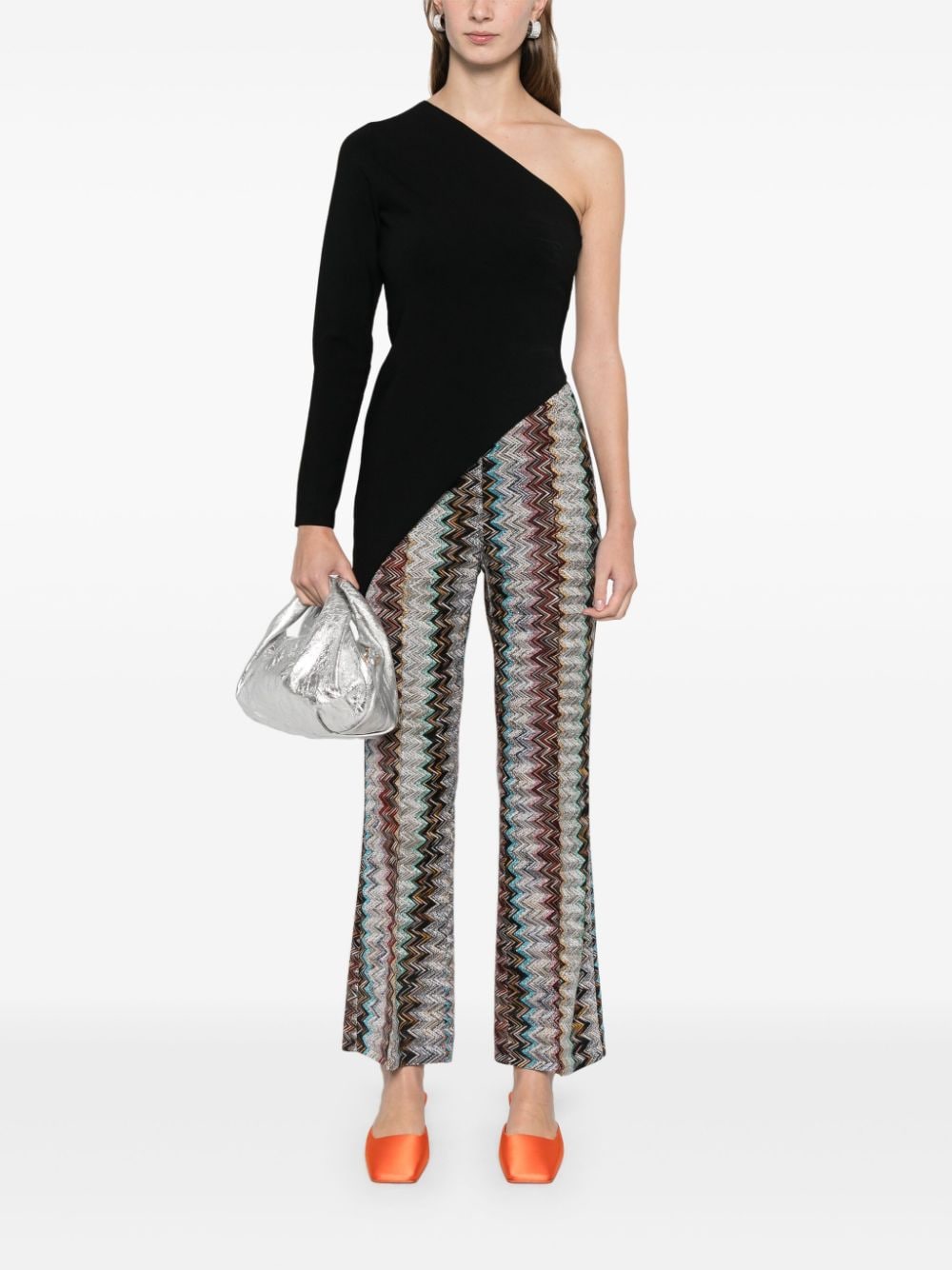 Missoni Multicolor Zigzag Woven Trousers image 4