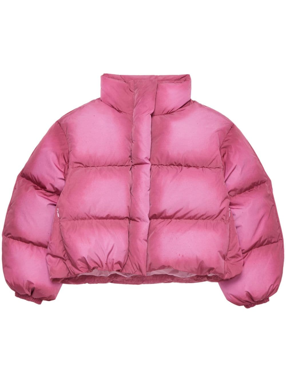 Acne Studios Pink Spray-Paint Down Coat image 0