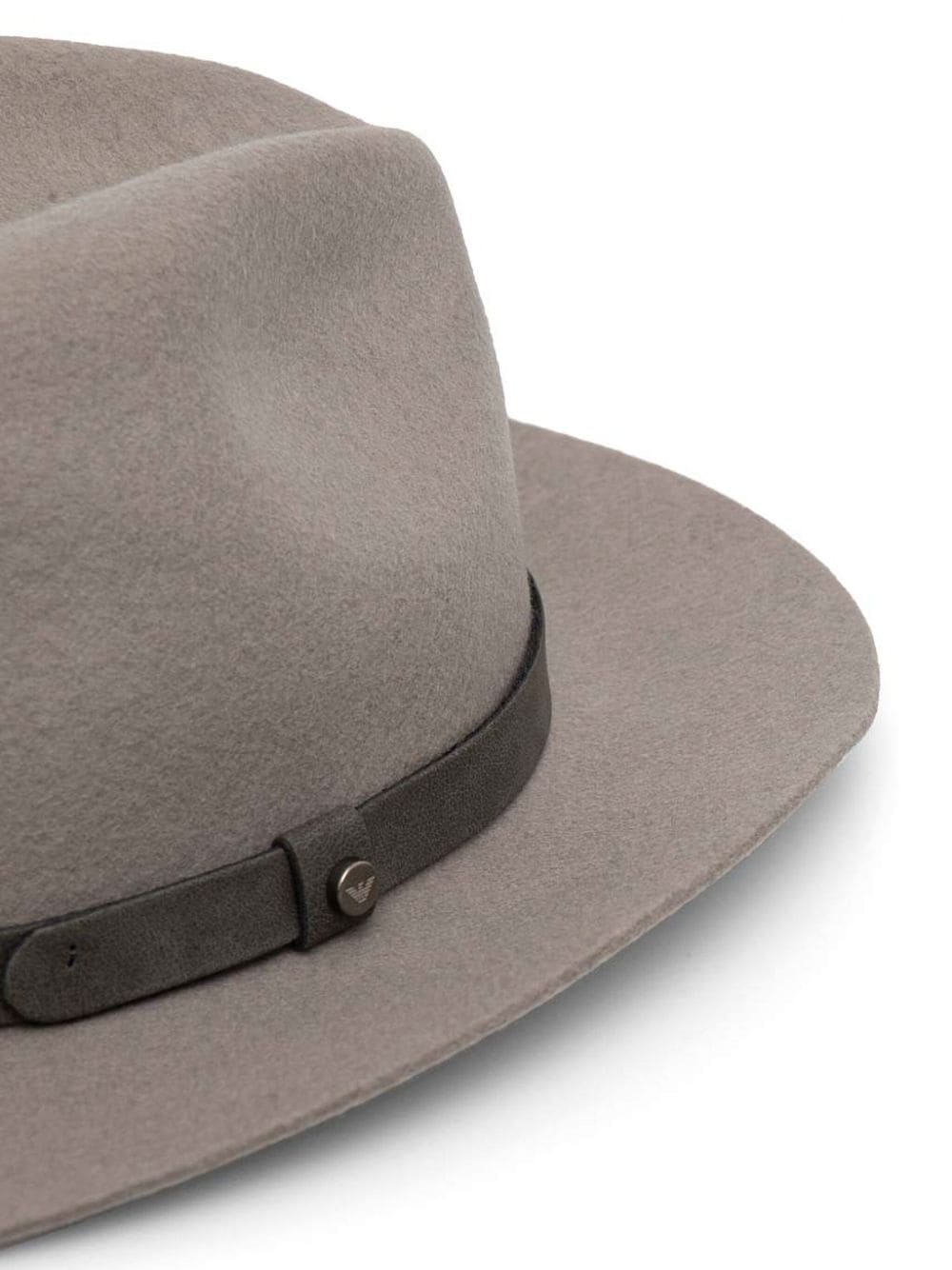 Emporio Armani Beige Wool Fedora Hat image 1