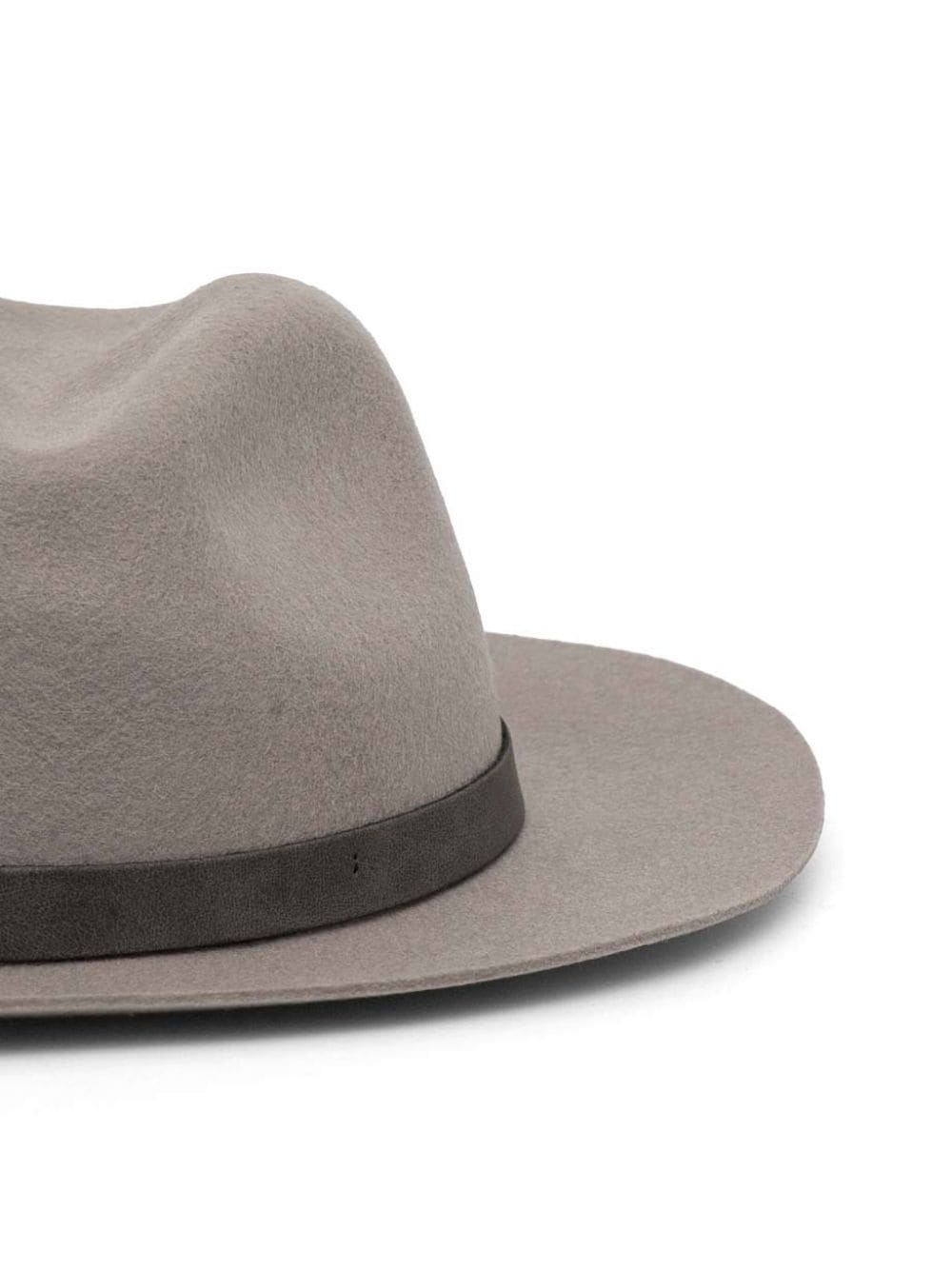 Emporio Armani Beige Wool Fedora Hat image 3