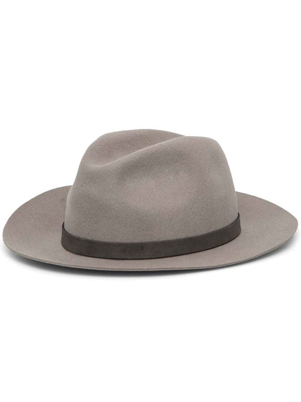 Emporio Armani Beige Wool Fedora Hat image 0