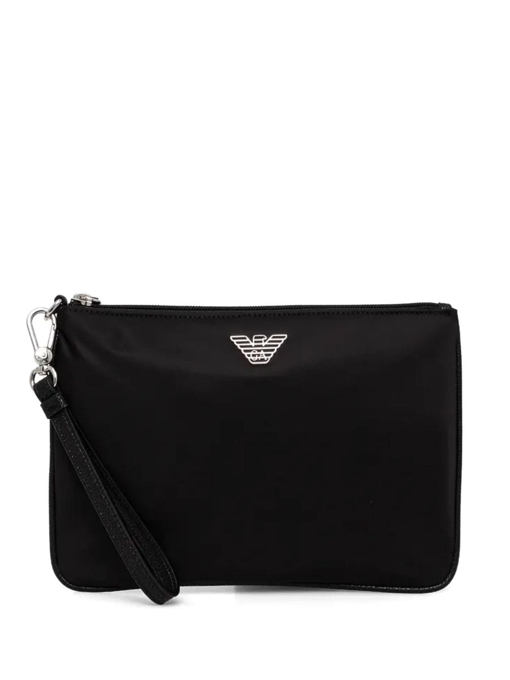 Emporio Armani Black Nylon Wallet image 0