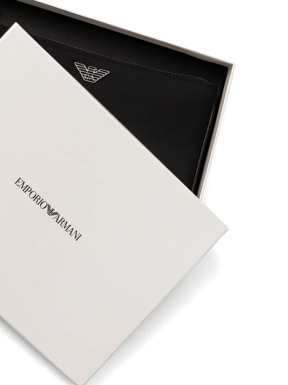 Emporio Armani Black Nylon Wallet image 3