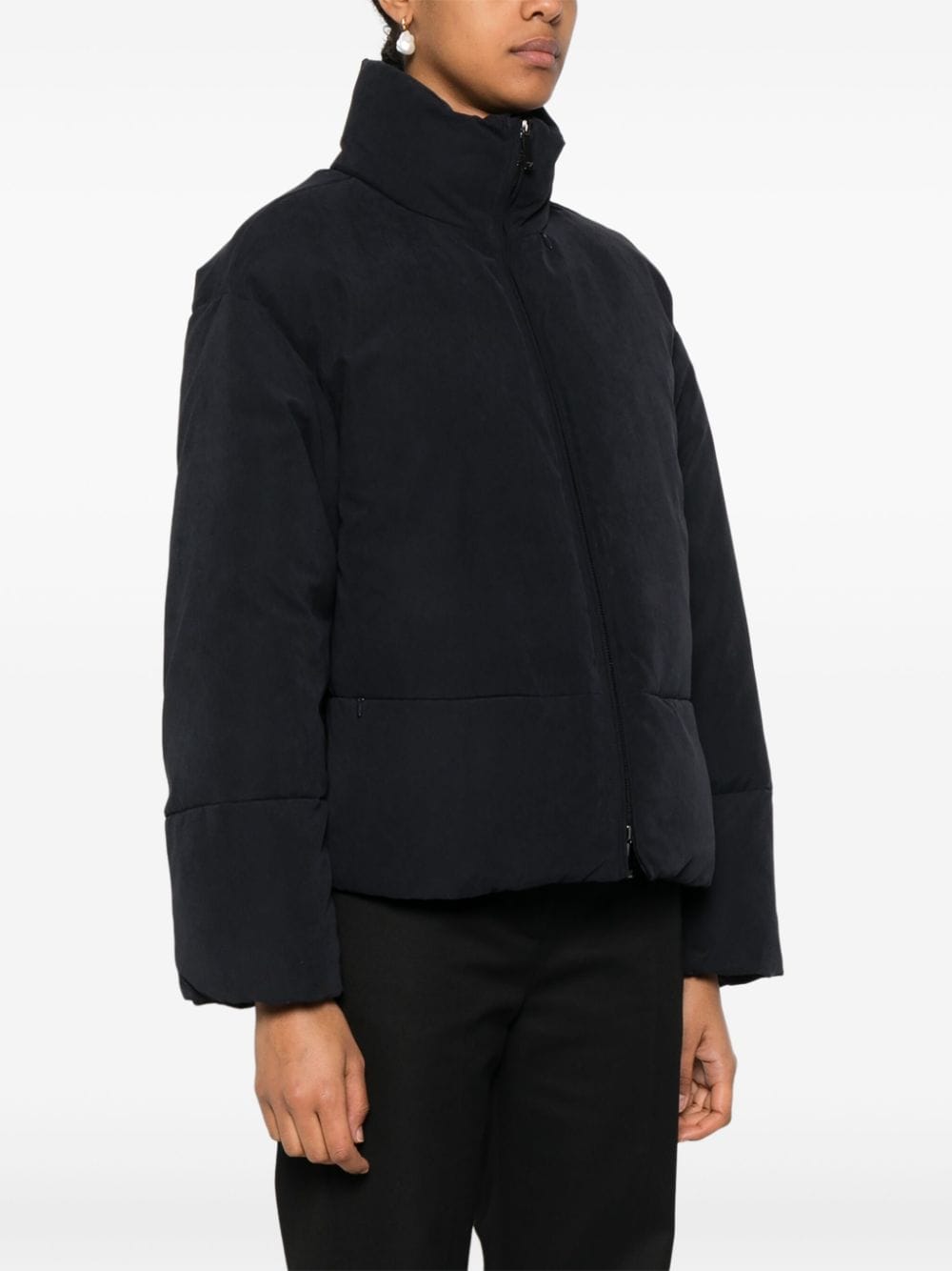 Emporio Armani Blue Padded Coat image 4