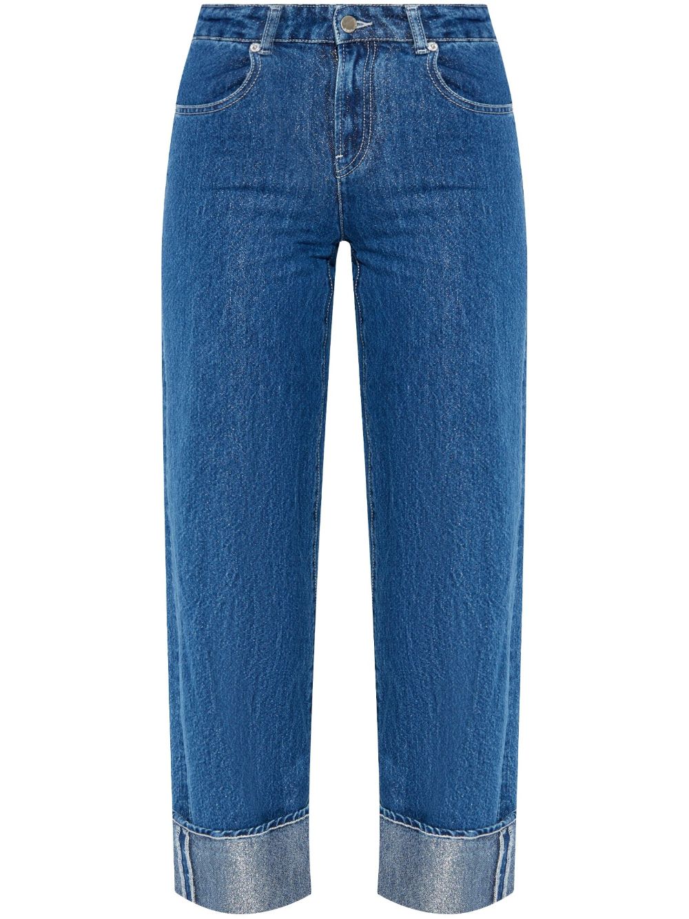 Emporio Armani Jeans Blue Cropped Denim Jeans image 0