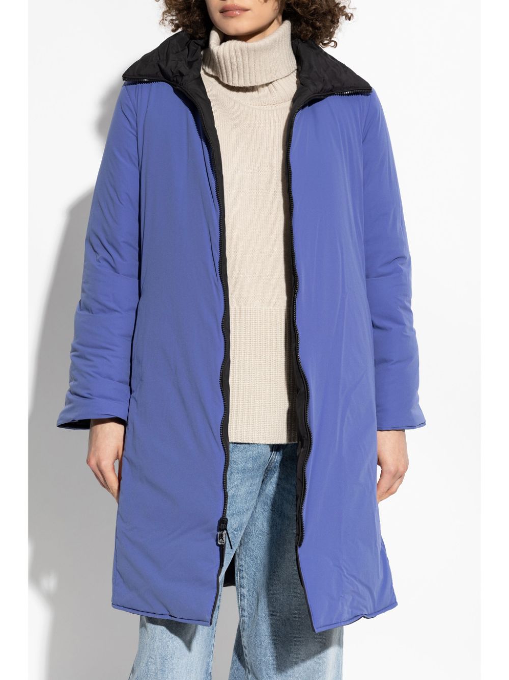 Emporio Armani Reversible Black and Blue Coat image 3