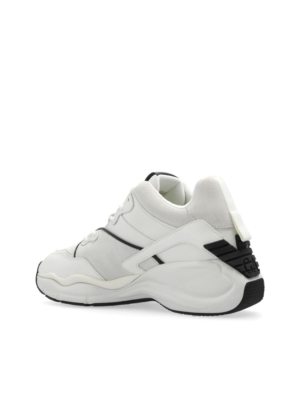 Eclat White Leather Sneakers image 3