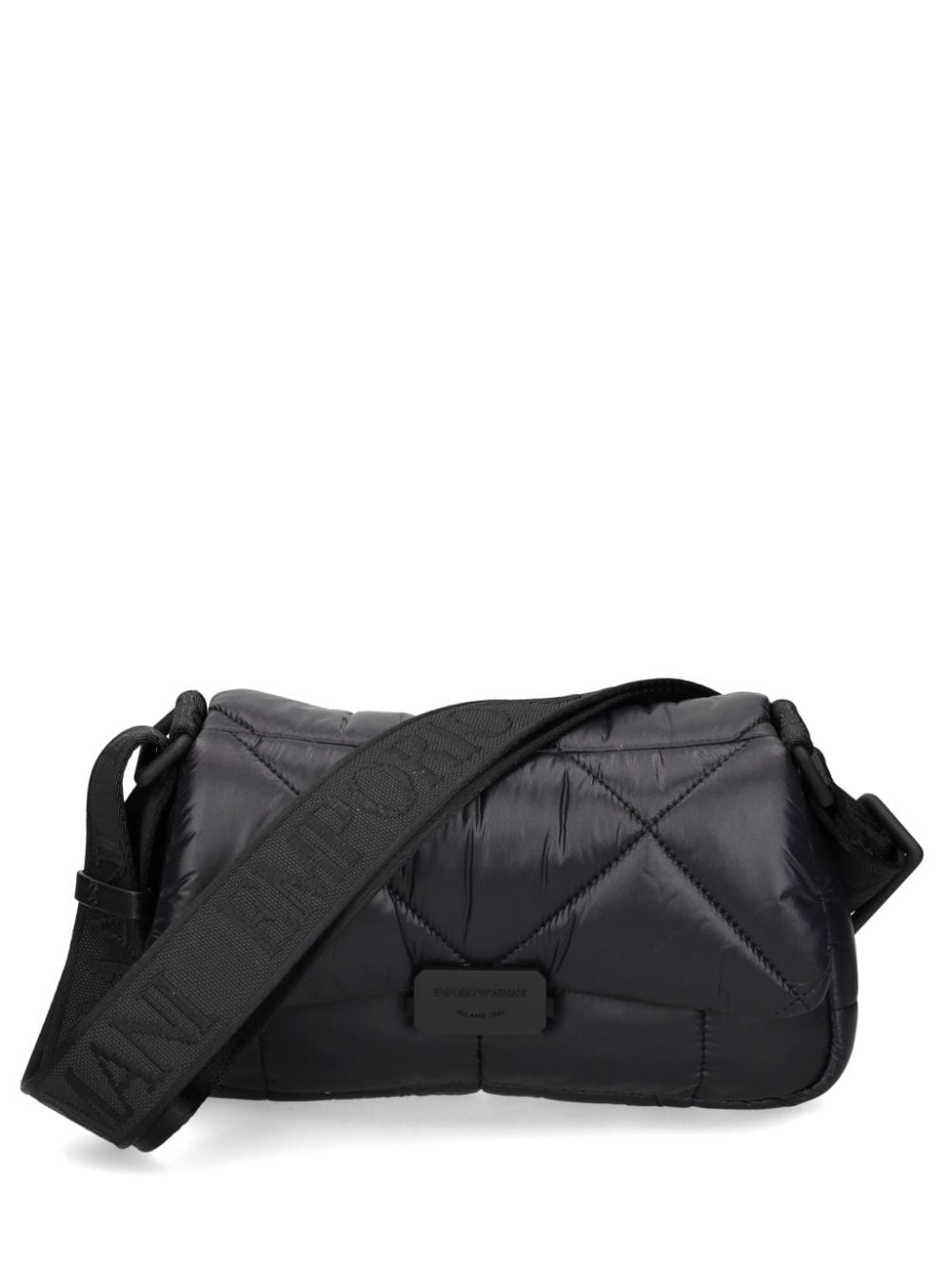 Emporio Armani Black Quilted Shoulder Bag image 0