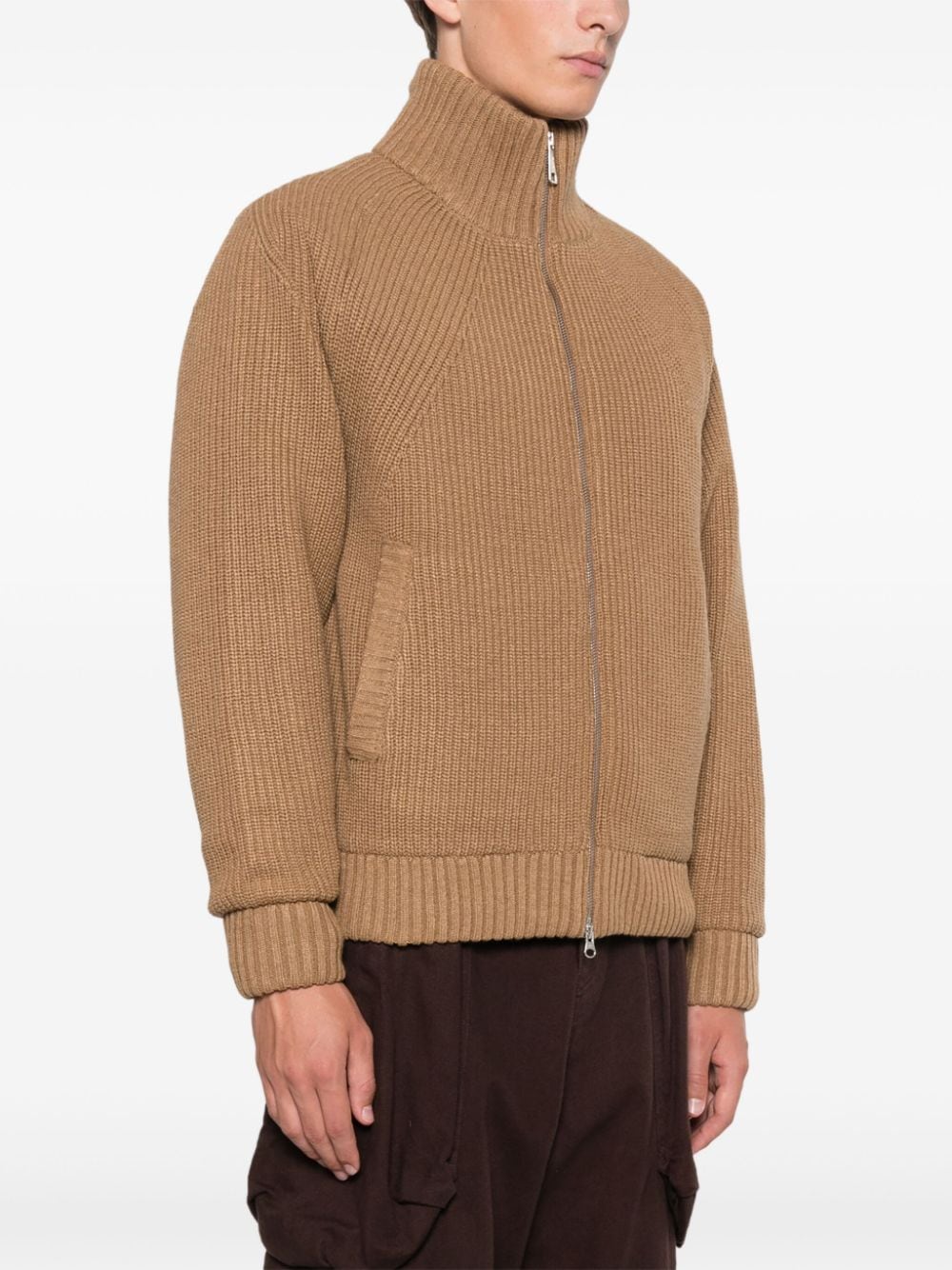 Carhartt WIP Main Dove Grey Fisherman Knit Sweater image 1