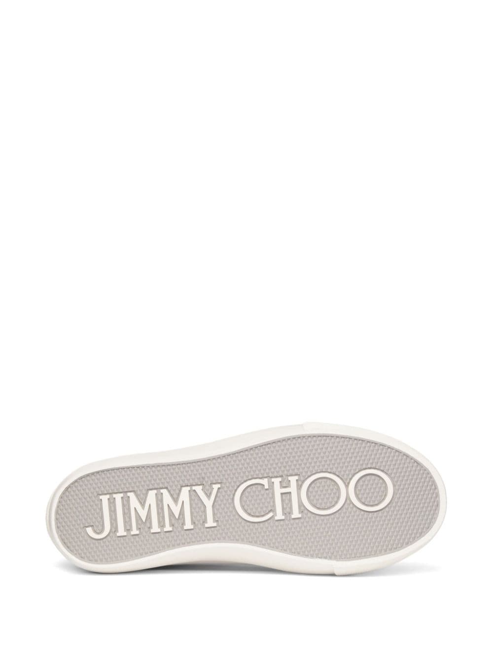 Jimmy Choo Silver Glitter Sneakers image 1