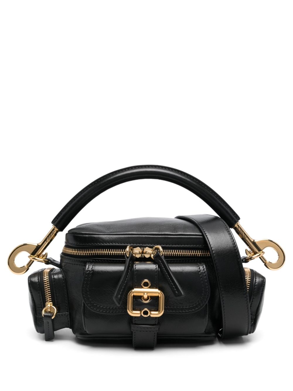 Chloé Black Pebbled Leather Shoulder Bag image 0