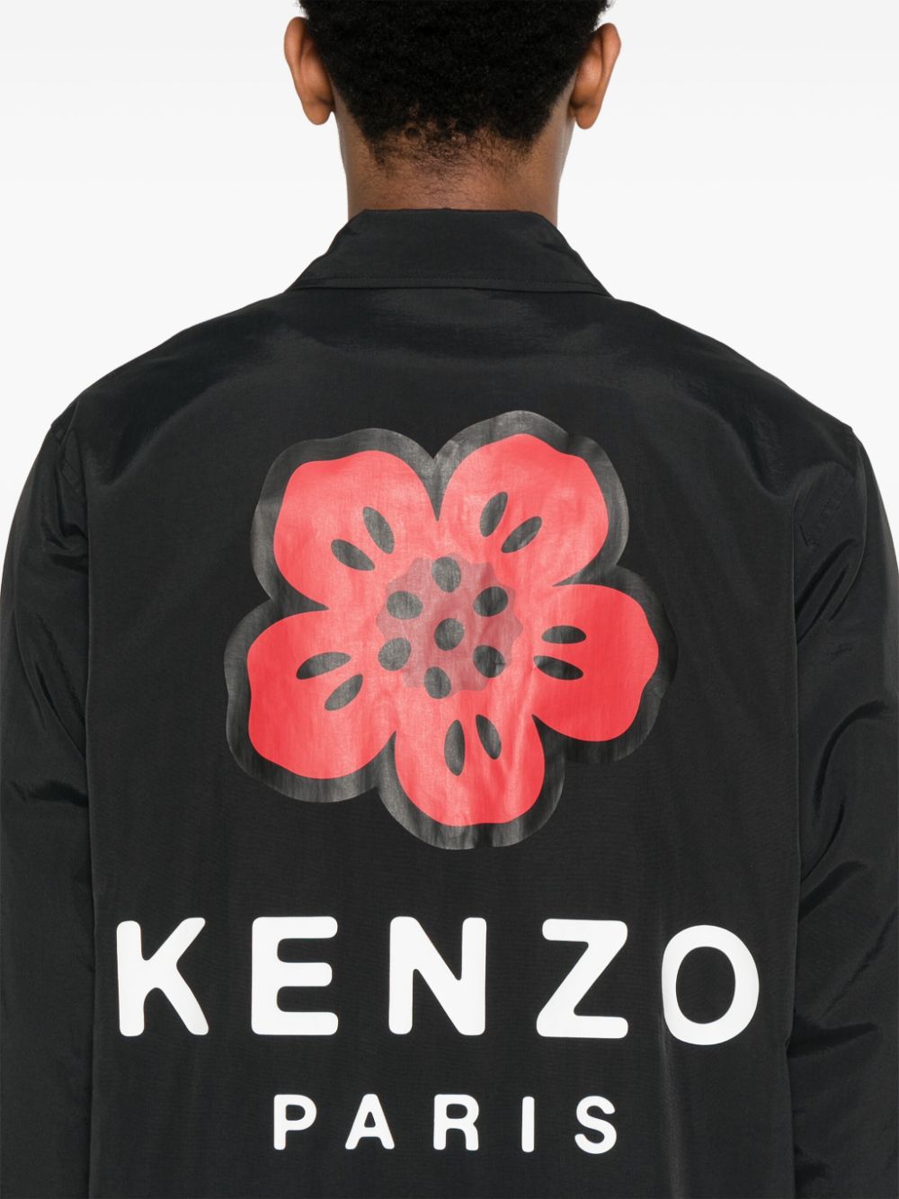 Kenzo Black Signature Boke Flower Bomber Jacket image 1