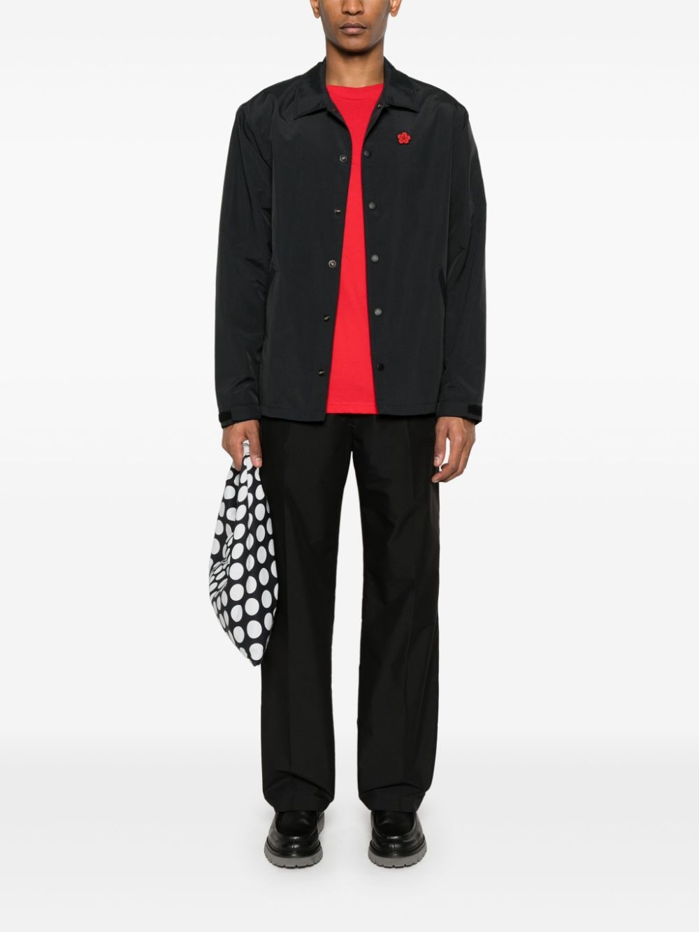 Kenzo Black Signature Boke Flower Bomber Jacket image 3