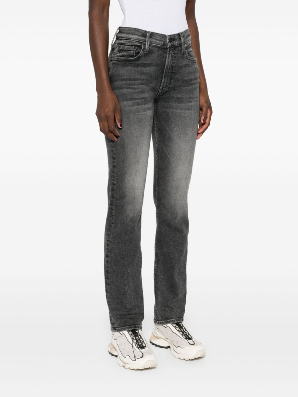 Women's Grey Skinny Jeans - SLEEKEO image 2