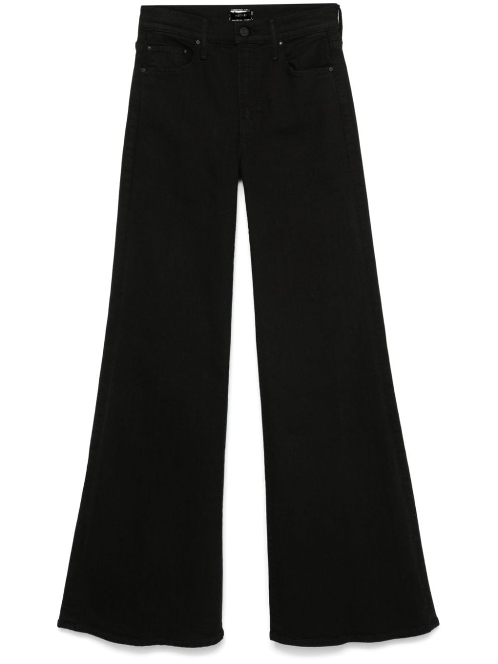 Women's Wide Leg Black Denim Jeans image 0