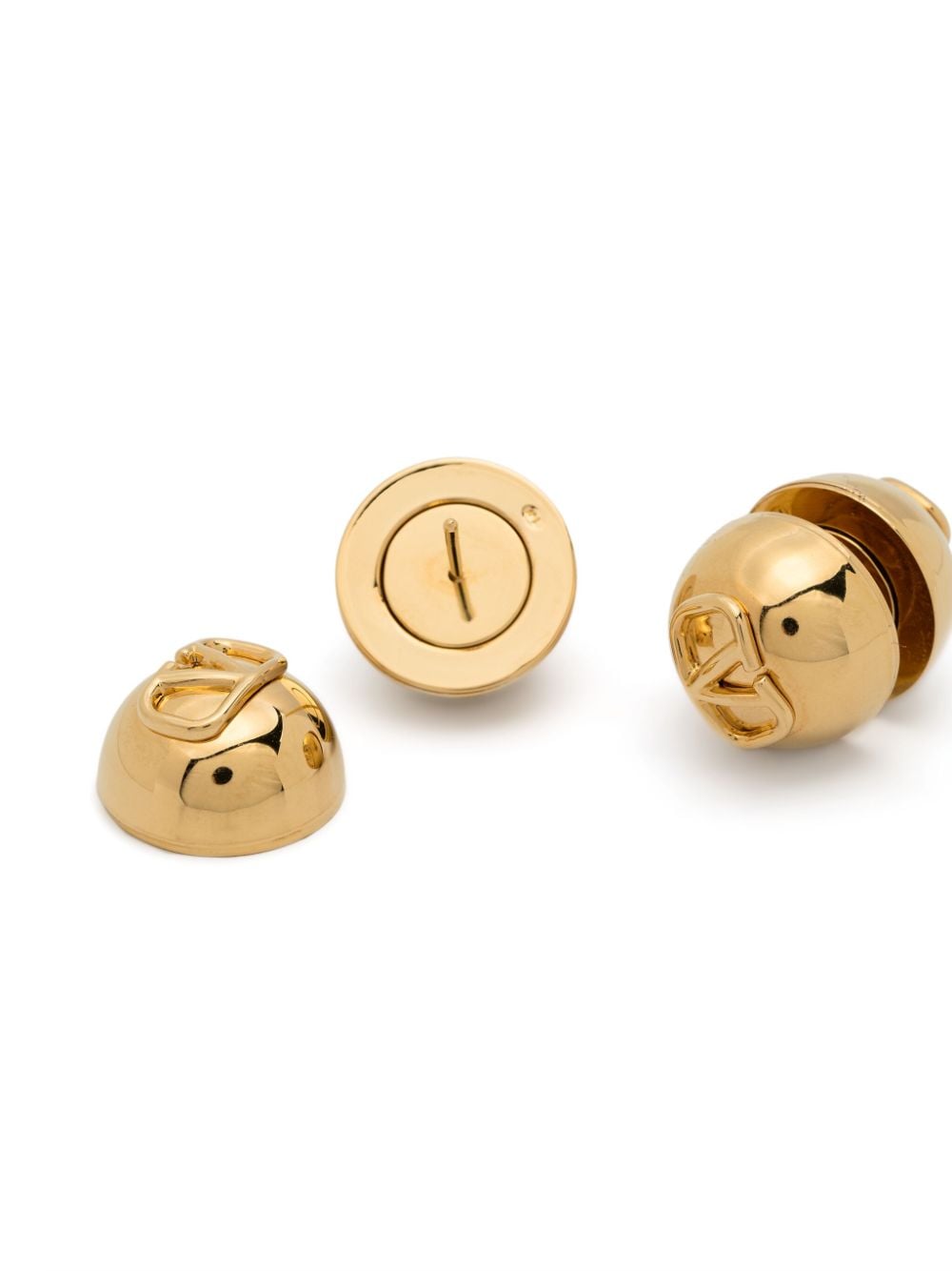 Valentino Garavani VLogo Signature Golden Earrings image 1