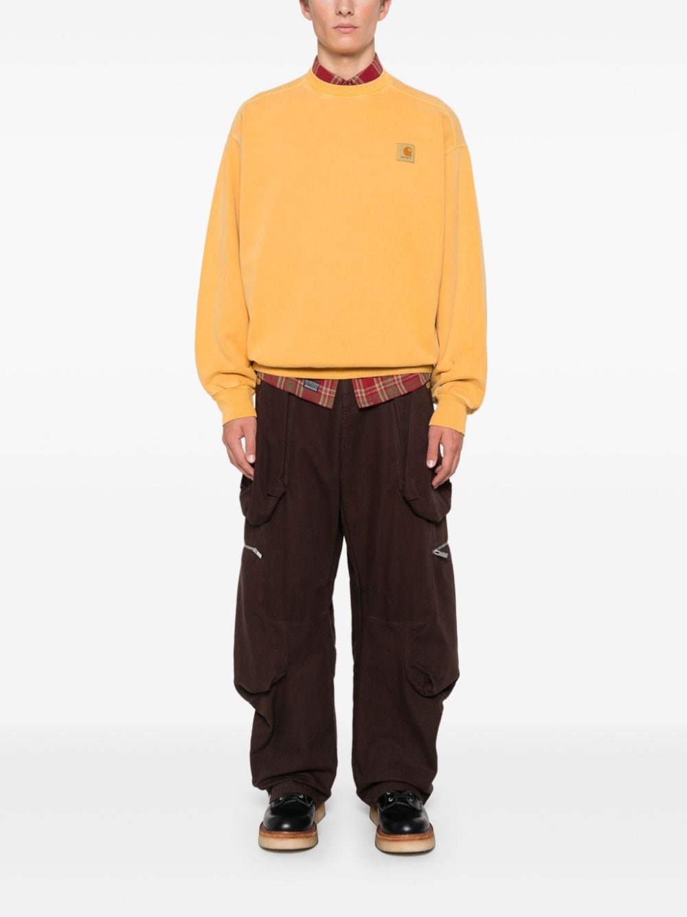 Carhartt WIP Main Cotton Sweatshirt - Yellow image 1