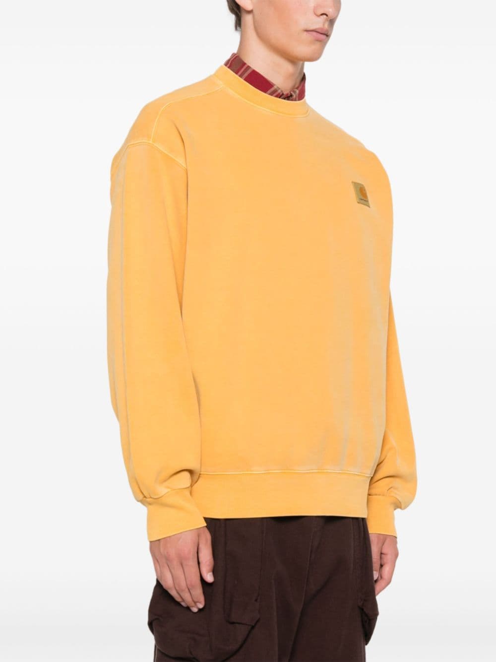 Carhartt WIP Main Cotton Sweatshirt - Yellow image 3