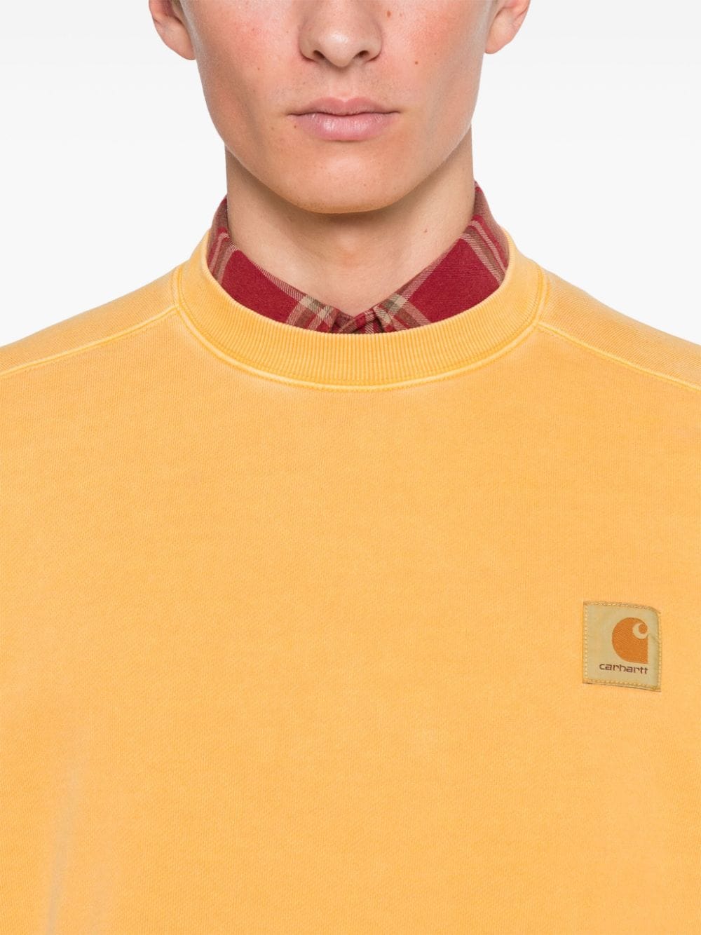 Carhartt WIP Main Cotton Sweatshirt - Yellow image 4