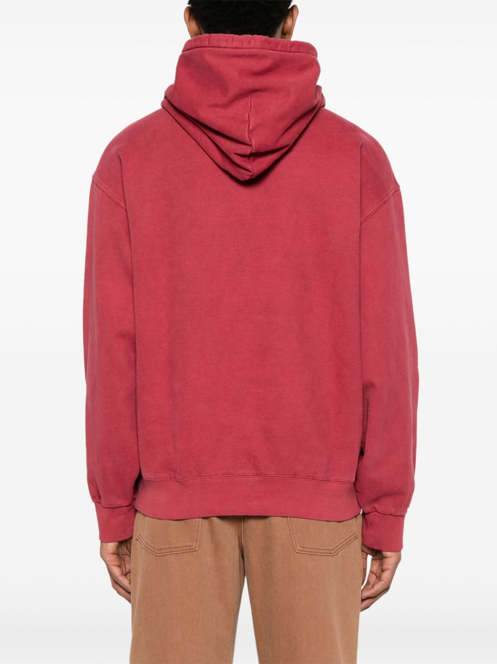 Carhartt WIP Main Drawstring Hoodie - Red image 1