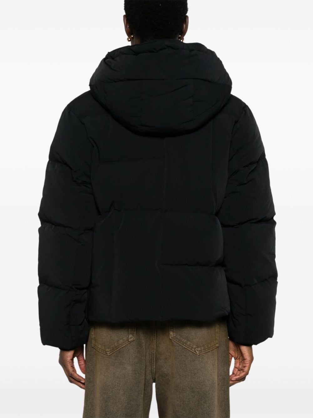 Kenzo Black Down-Filled Quilted Coat image 1